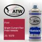 Preview: Ford, Bright Currant Red Pearl Metallic, 2S / 6378: 400ml Sprühdose, von ATW Autoteile West.